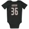 Black Anaheim Ducks John Gibson   Newborn & Infant Bodysuit