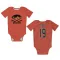 Orange Anaheim Ducks Troy Terry   Newborn & Infant Bodysuit