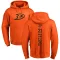 Orange Men's Dan Bylsma Anaheim Ducks Branded One Color Backer Pullover Hoodie