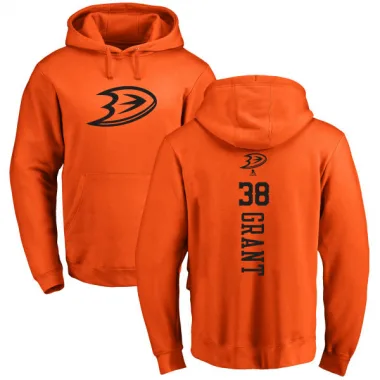 Orange Youth Derek Grant Anaheim Ducks Branded One Color Backer Pullover Hoodie